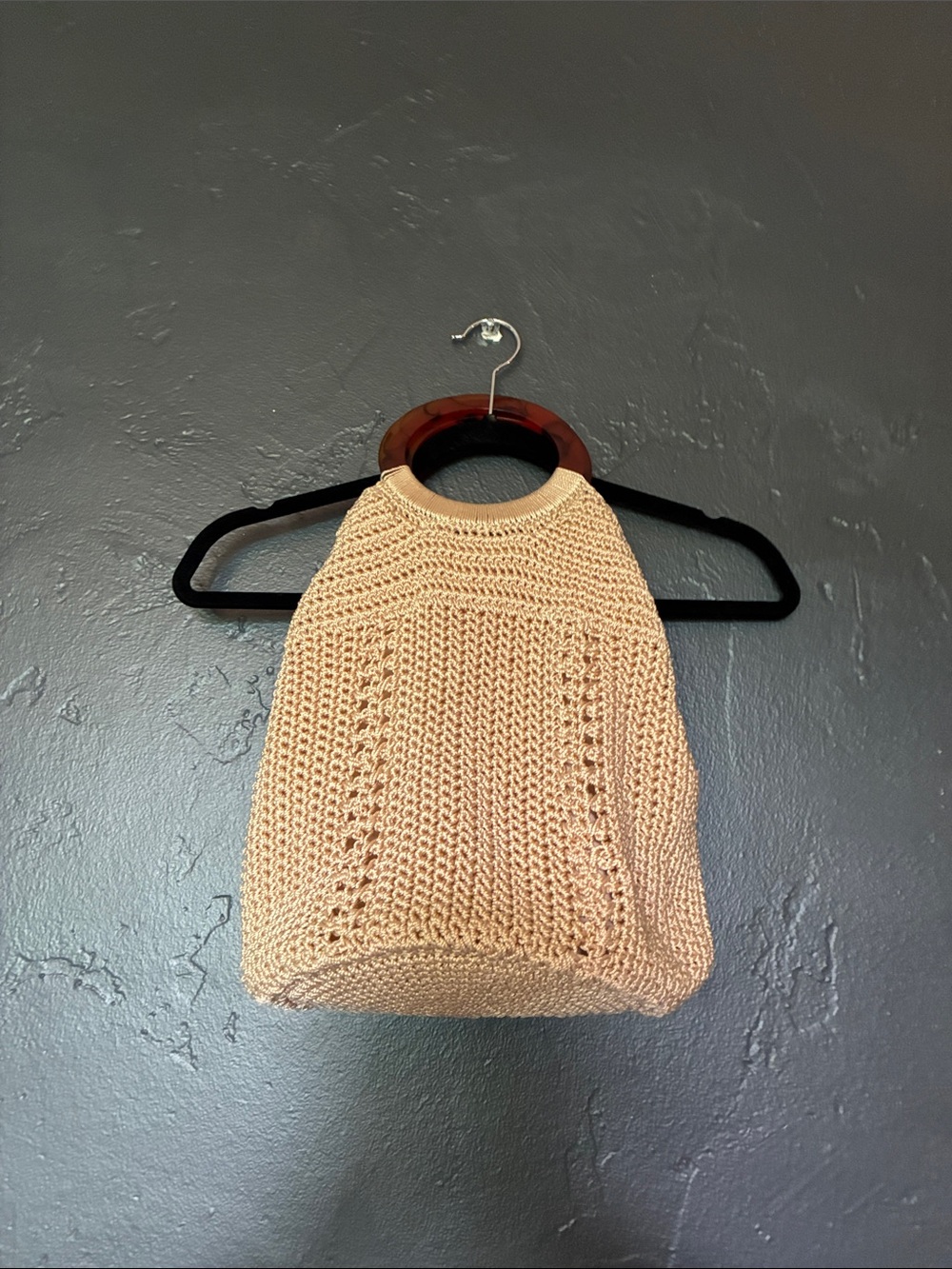 Beige Knit bag - Women